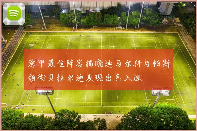意甲最佳阵容揭晓迪马尔科与帕斯领衔贝拉尔迪表现出色入选
