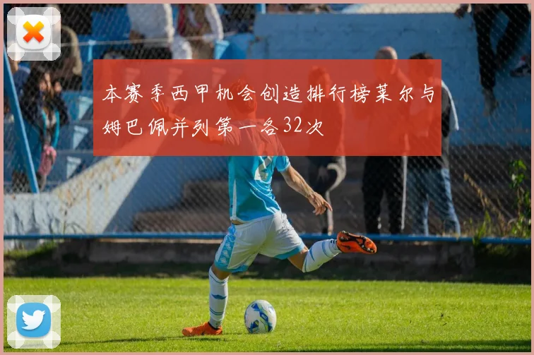 本赛季西甲机会创造排行榜莱尔与姆巴佩并列第一各32次